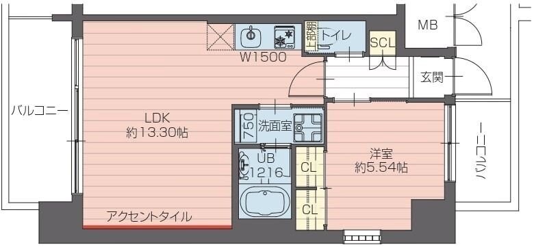 プレジオさくら夙川の物件間取画像