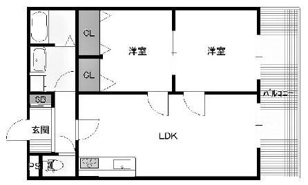 ラムール星陵台の物件間取画像