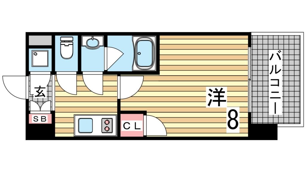 兵庫駅 徒歩2分 3階の物件間取画像