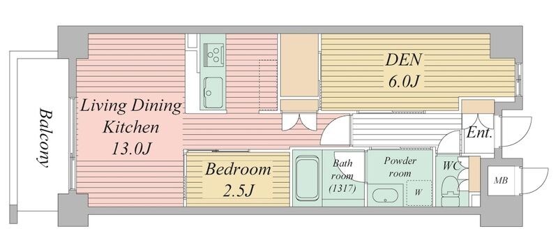 LiveCasa西宮の物件間取画像