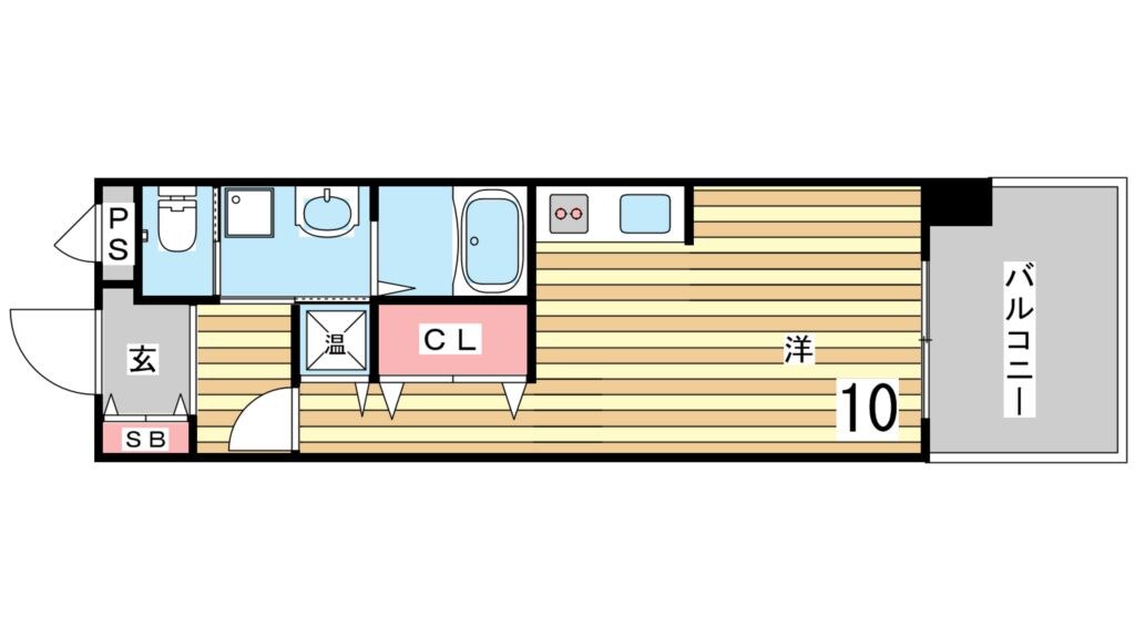 新長田駅 徒歩3分 5階の物件間取画像