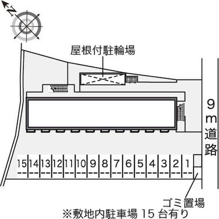 レオパレスベルフォールの物件間取画像