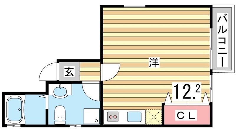 芦屋駅 徒歩3分 2階の物件間取画像