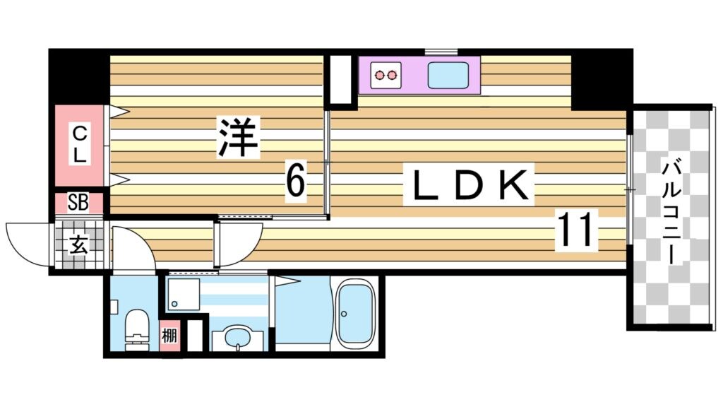 大石駅 徒歩4分 3階の物件間取画像