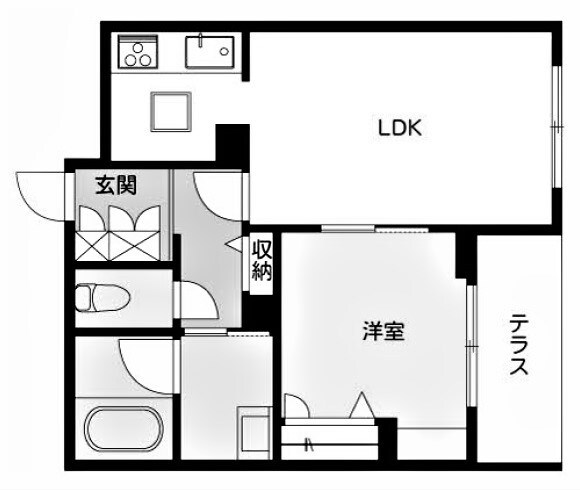 Pure Gardens Okamotoの物件間取画像