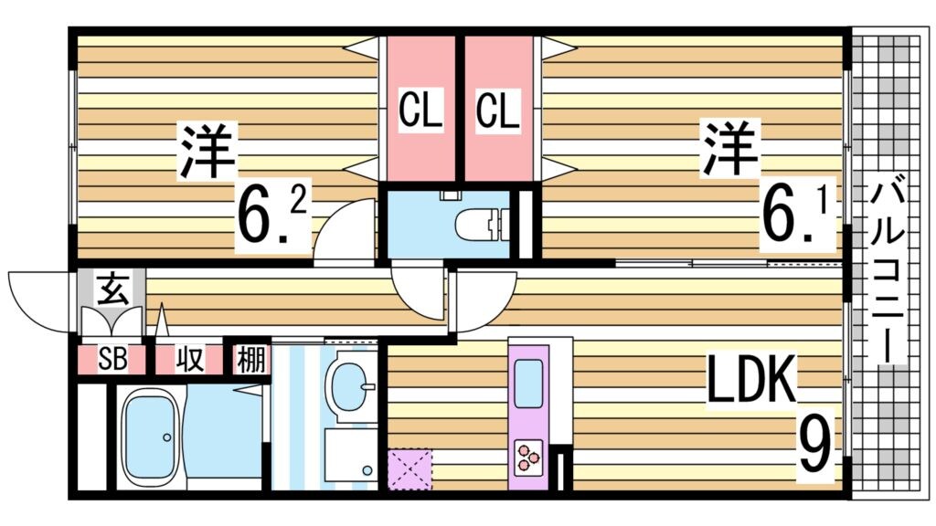 エートピアYMAの物件間取画像