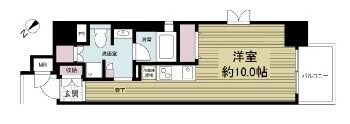 三ノ宮駅 徒歩7分 11階の物件間取画像