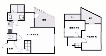 垂水区五色山６丁目　貸家の物件間取画像
