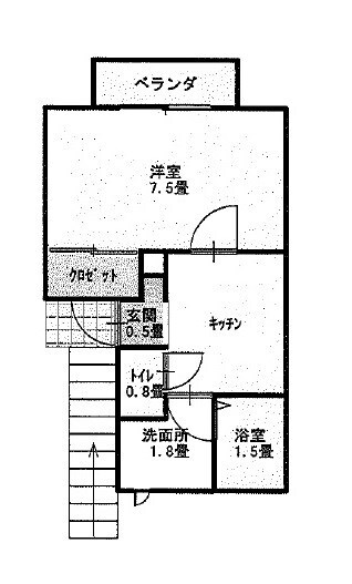 中山手ガーデンハウスC棟の物件間取画像