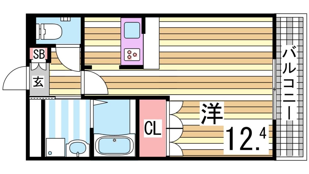 アプローズの物件間取画像