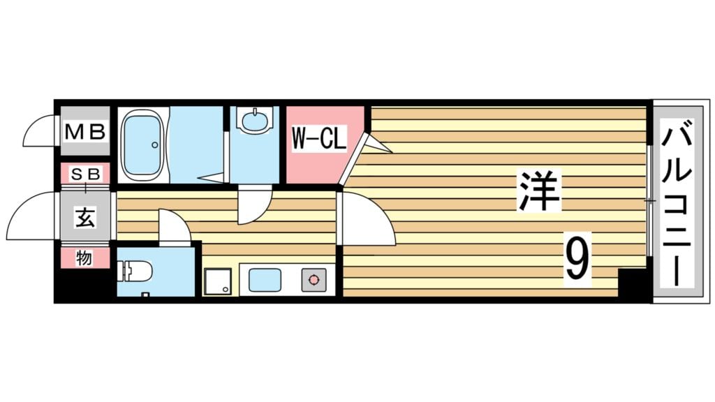 グレンパーク兵庫駅前の物件間取画像