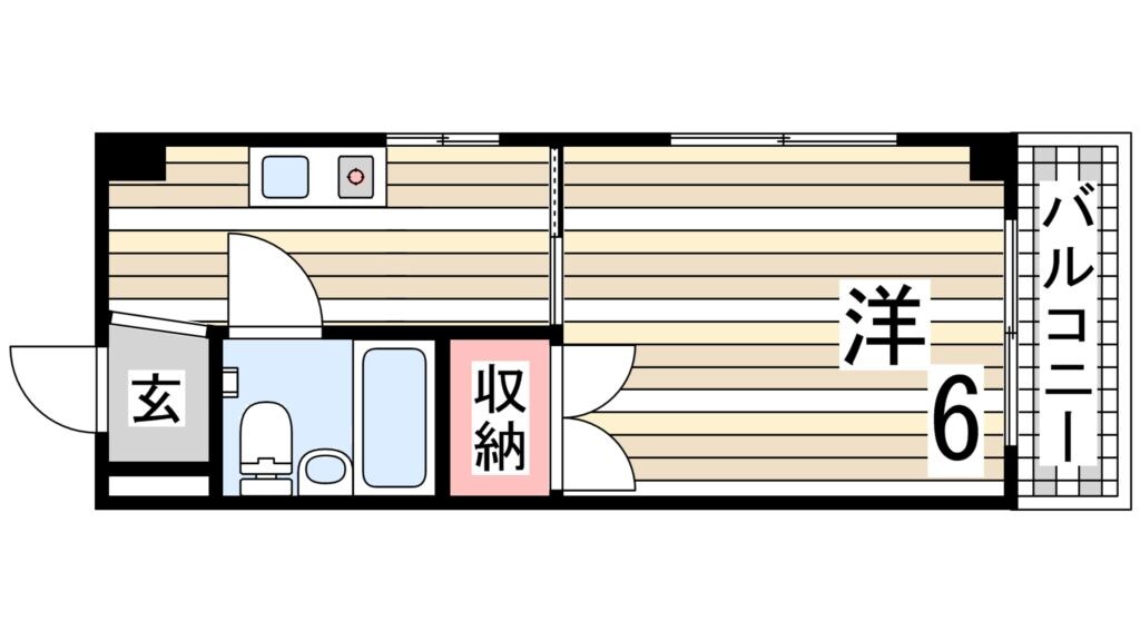 ポプリ六甲の物件間取画像