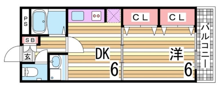 鈴蘭台駅 徒歩3分 3階の物件間取画像