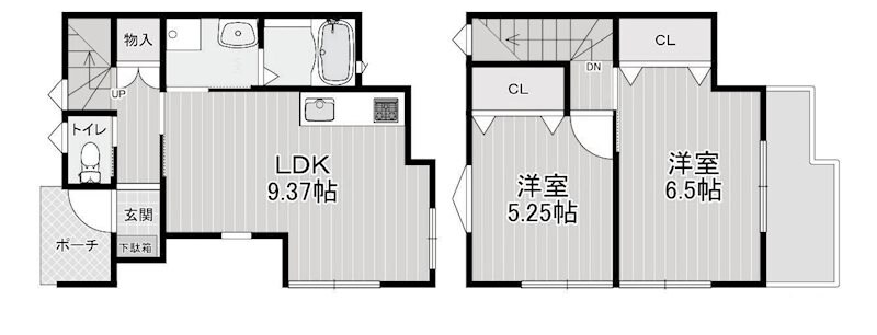 明石駅 徒歩18分 1-2階の物件間取画像