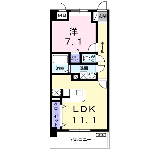 魚住駅 徒歩13分 2階の物件間取画像