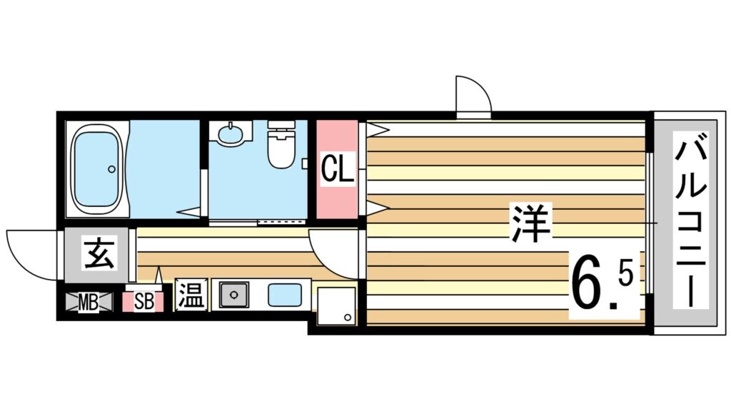 甲南山手駅 徒歩4分 7階の物件間取画像