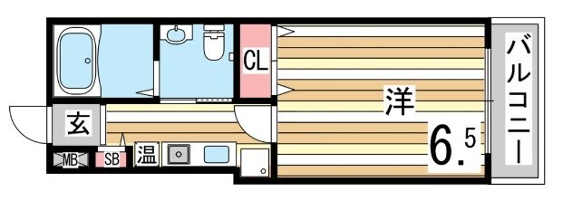 甲南山手駅 徒歩4分 4階の物件間取画像