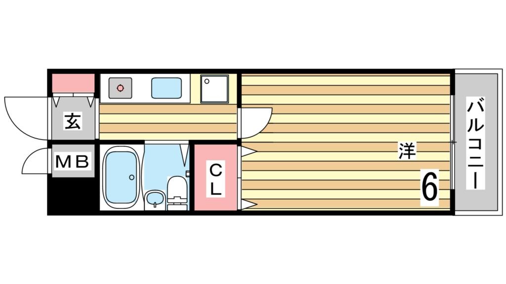 長田駅 徒歩12分 2階の物件間取画像