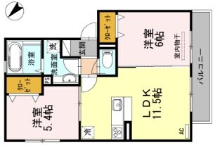 栖の物件間取画像