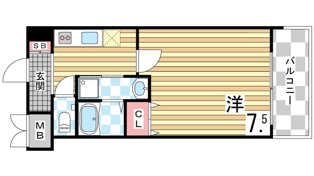 メインステージ須磨の物件間取画像