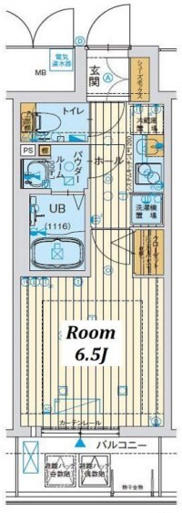 新開地駅 徒歩2分 6階の物件間取画像