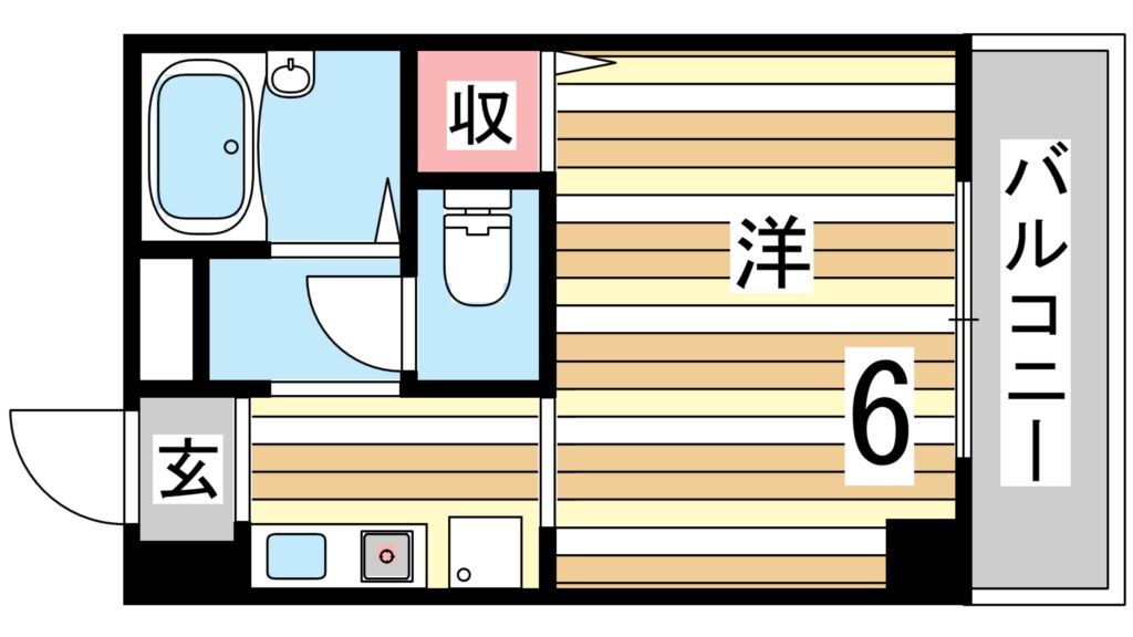 甲南山手駅 徒歩7分 4階の物件間取画像