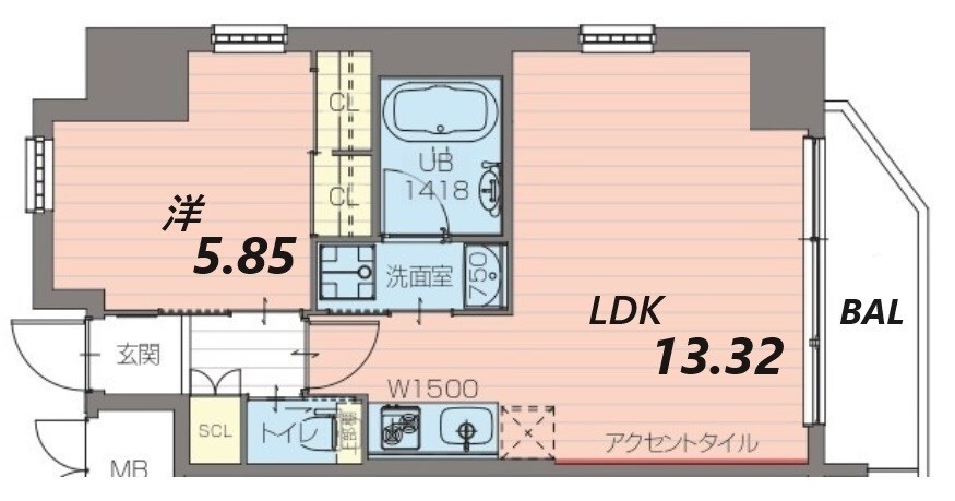 プレジオ日暮通の物件間取画像