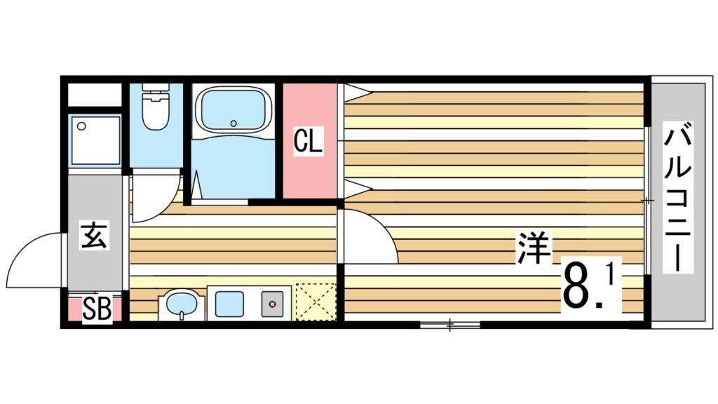 グラーツィア東灘の物件間取画像
