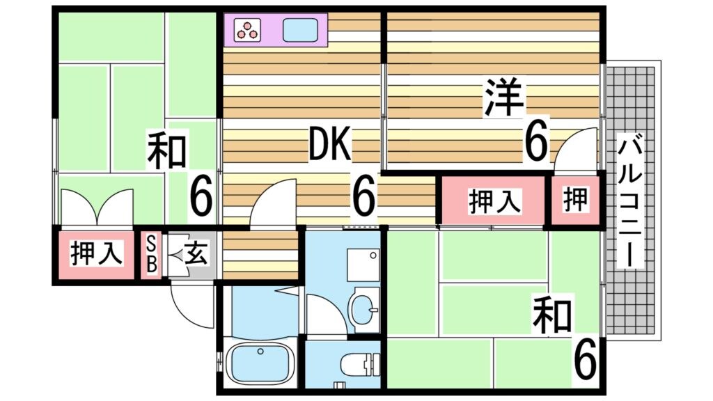 プレジール今寺の物件間取画像