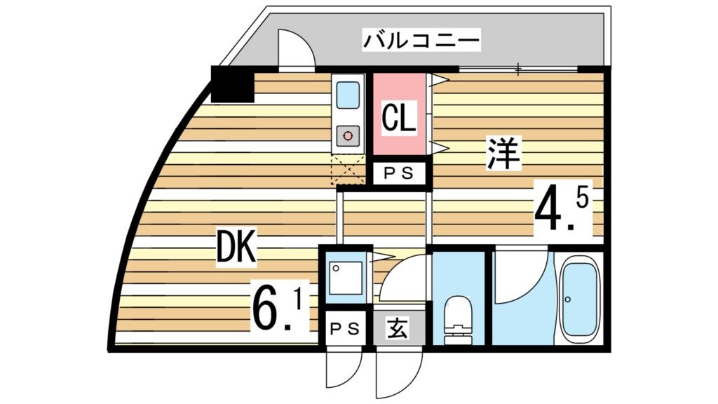 サンライズコートの物件間取画像