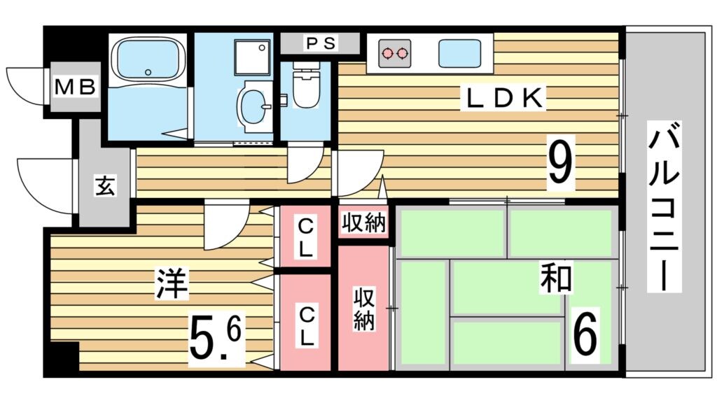 新長田駅 徒歩12分 3階の物件間取画像