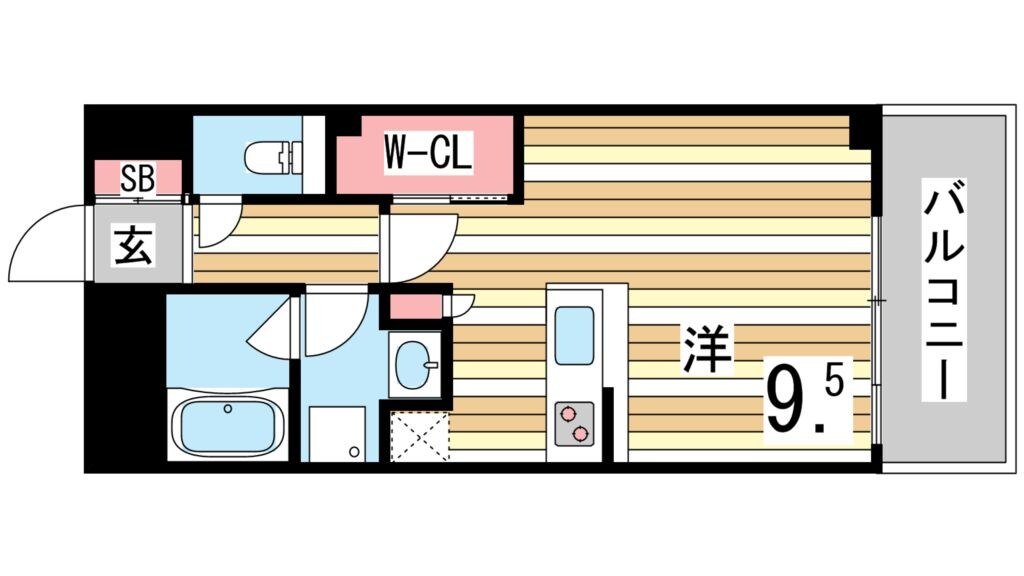 アーバネックスみなと元町の物件間取画像