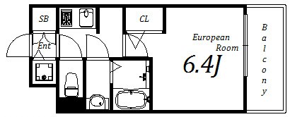 S-RESIDENCE神戸元町の物件間取画像