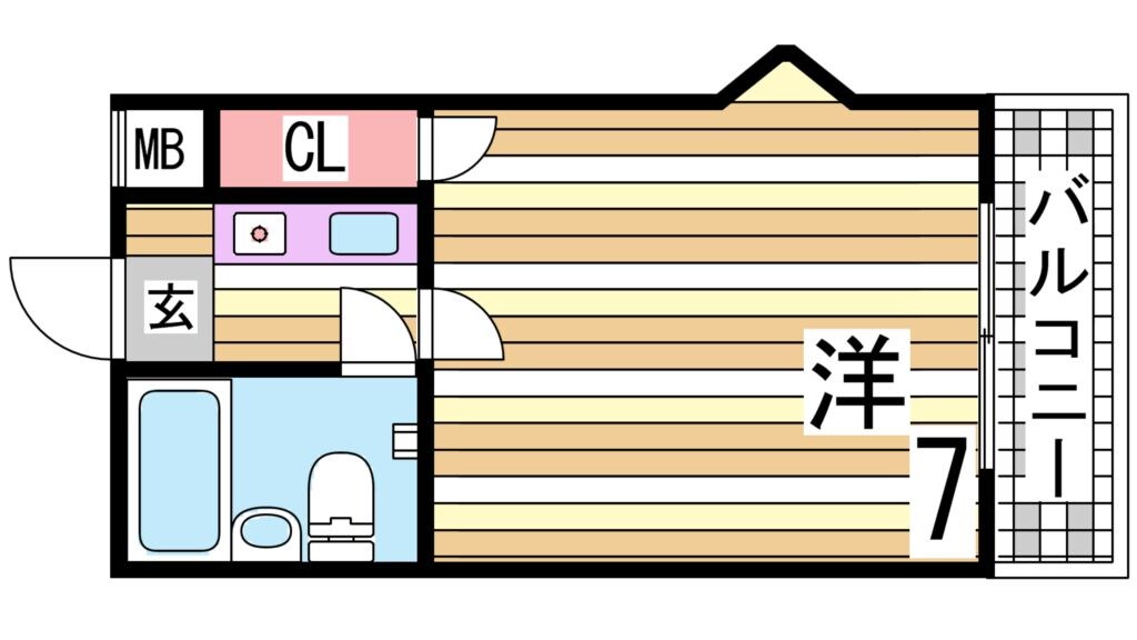 物件間取画像