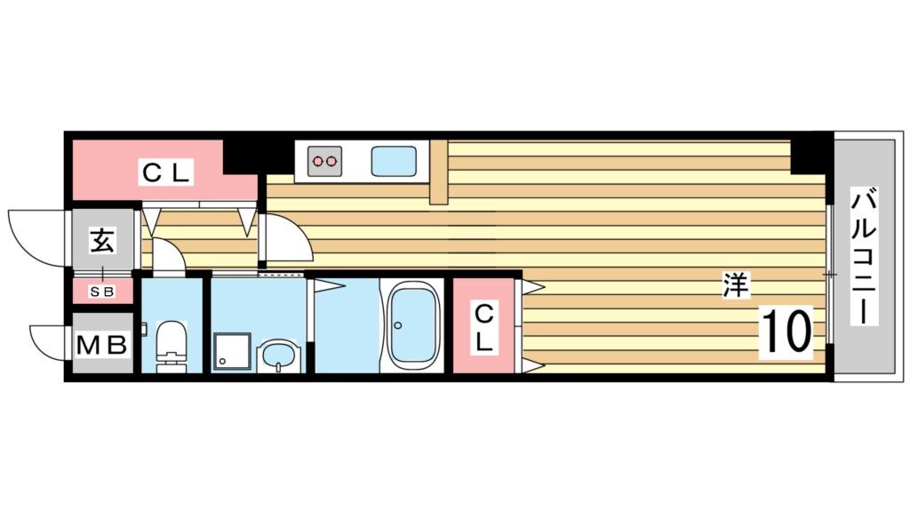 タカマツ神戸駅南通の物件間取画像