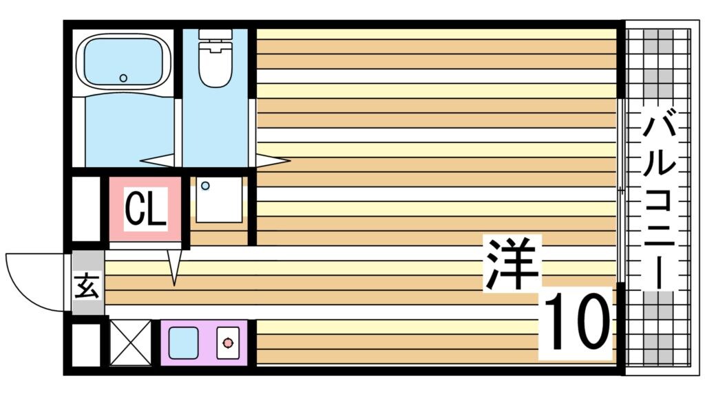 プレジール有瀬の物件間取画像