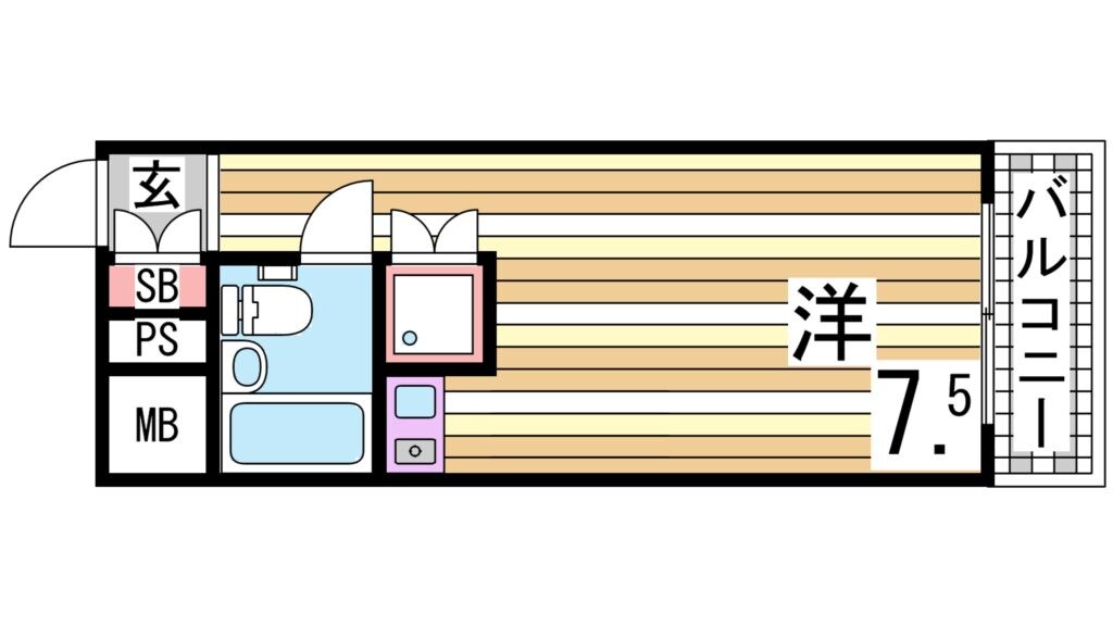 物件間取画像