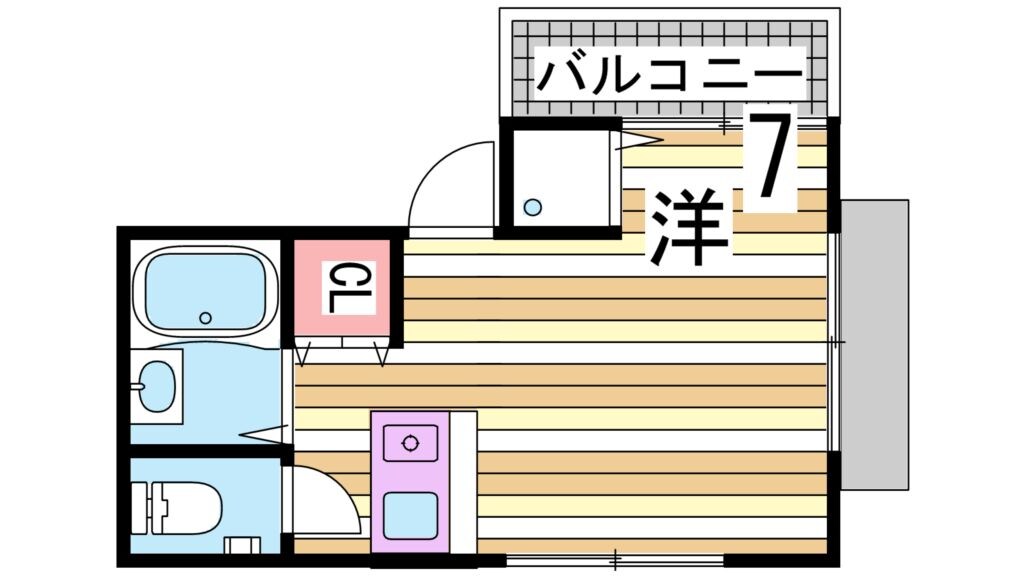 ルナ緑町の物件間取画像