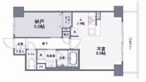 コンフォリア西宮の物件間取画像
