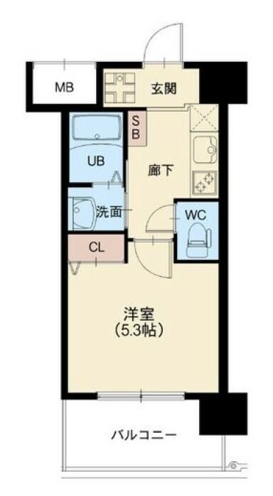 スプランディッド元町山手の物件間取画像