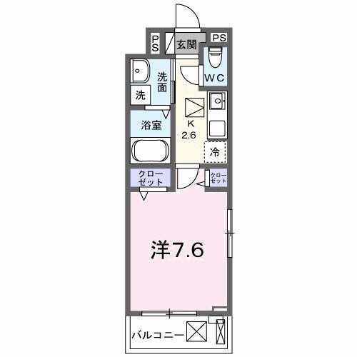 ルポ舞子弐番館の物件間取画像