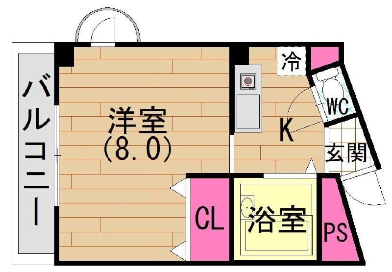 西宮北口駅 徒歩5分 2階の物件間取画像