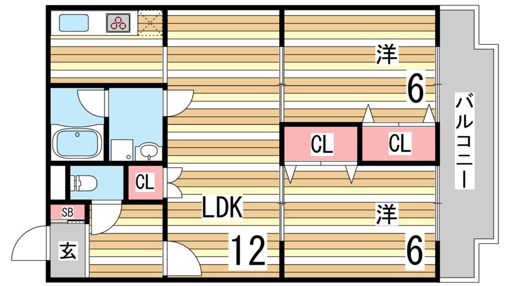 マノワール御影の物件間取画像