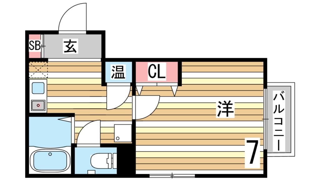 アヴェニール岡本の物件間取画像