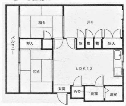 大久保駅 徒歩20分 4階の物件間取画像