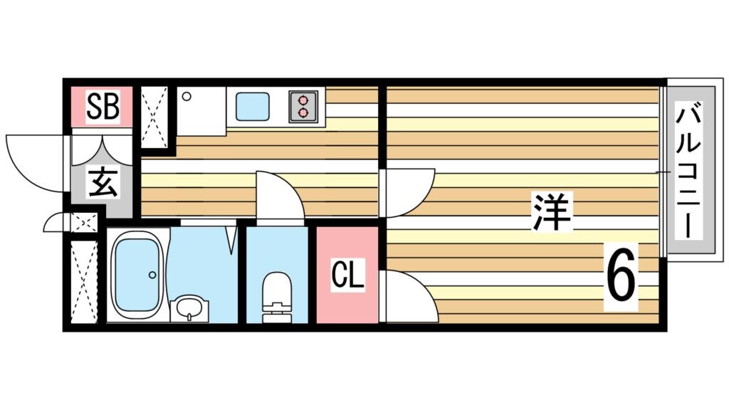 御影駅 徒歩7分 3階の物件間取画像