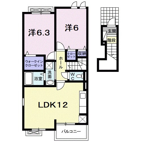 シエル・アンシャンテの物件間取画像