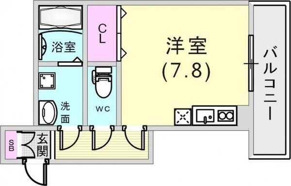 スリージェ住吉本町の物件間取画像