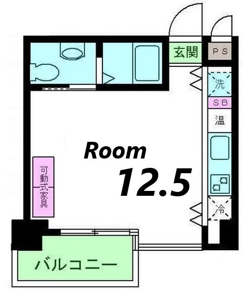 魚崎駅 徒歩3分 3階の物件間取画像