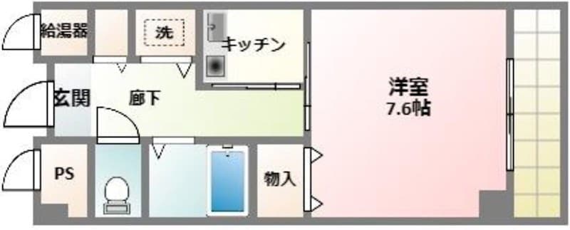 ウエストビラITOの物件間取画像